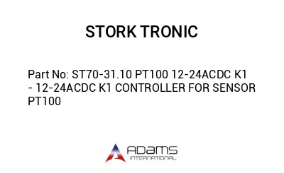 ST70-31.10 PT100 12-24ACDC K1 - 12-24ACDC K1 CONTROLLER FOR SENSOR PT100