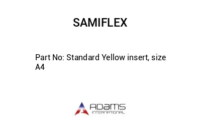 Standard Yellow insert, size A4