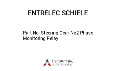 Steering Gear No2 Phase Monitoring Relay