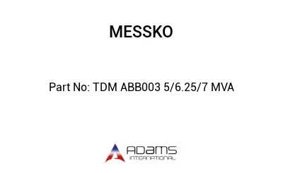 TDM ABB003 5/6.25/7 MVA