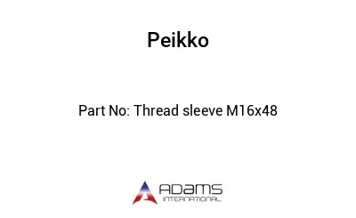 Thread sleeve M16x48