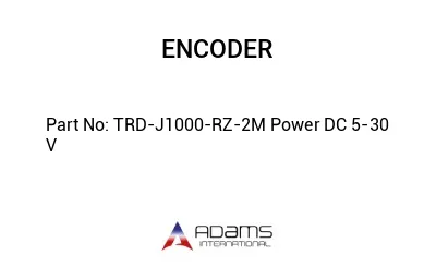 TRD-J1000-RZ-2M Power DC 5-30 V