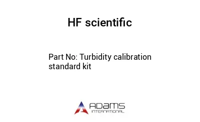 Turbidity calibration standard kit