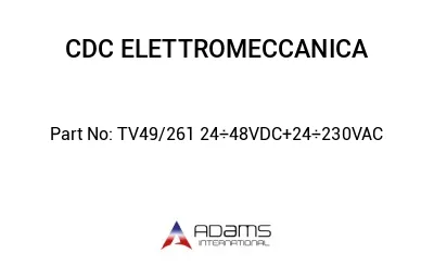 TV49/261 24÷48VDC+24÷230VAC