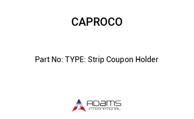 TYPE: Strip Coupon Holder