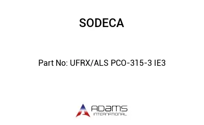 UFRX/ALS PCO-315-3 IE3