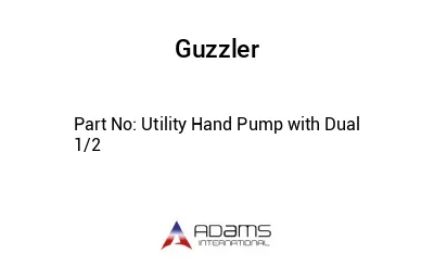 Utility Hand Pump with Dual 1/2