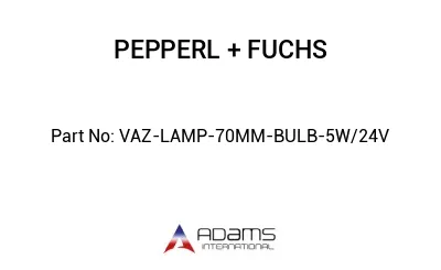 VAZ-LAMP-70MM-BULB-5W/24V