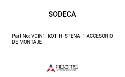 VCIN1-KOT-H-STENA-1 ACCESORIO DE MONTAJE