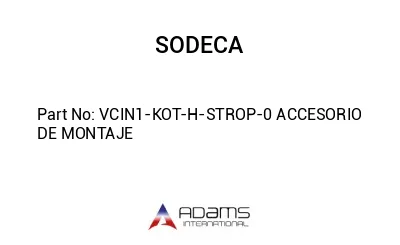 VCIN1-KOT-H-STROP-0 ACCESORIO DE MONTAJE