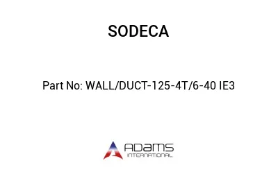 WALL/DUCT-125-4T/6-40 IE3