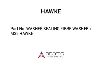 WASHER,SEALING,FIBRE WASHER / M32,HAWKE
