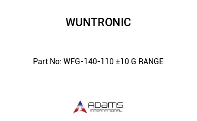 WFG-140-110 ±10 G RANGE