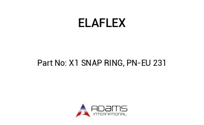 X1 SNAP RING, PN-EU 231