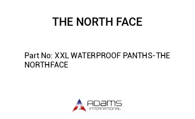 XXL WATERPROOF PANTHS-THE NORTHFACE